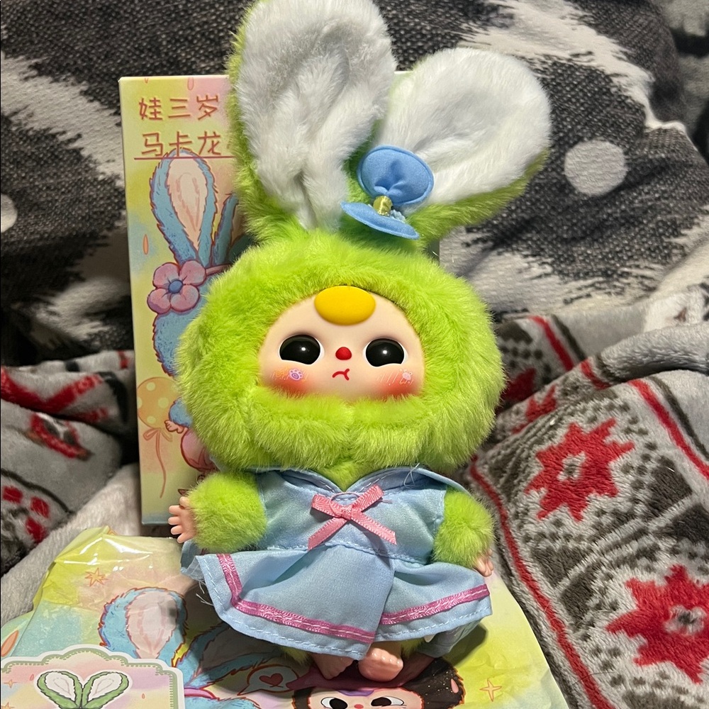 NWT Confirmed Baby Three Macaron Cute Bunny